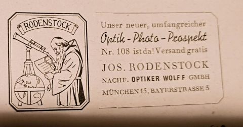 Rodenstock - Optiker Wolff in der Bayerstrasse 5, München 15